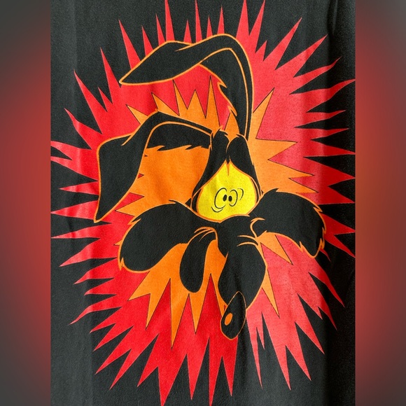 Vintage Looney Tunes Wile E. Coyote 1993 single stitch Tshirt - Picture 7 of 9